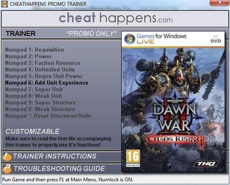 dawn of war 2 trainer